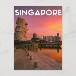 Singapur Postkarte
