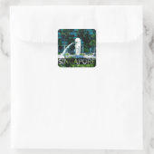 Singapur Quadratischer Aufkleber (Tasche)