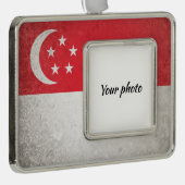 Singapur Rahmen-Ornament Silber (Rechts)