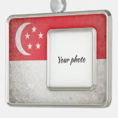 Singapur Rahmen-Ornament Silber (Links)