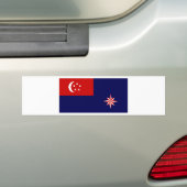 Singapur-Regierungs-Fahne Autoaufkleber (Auf Auto)