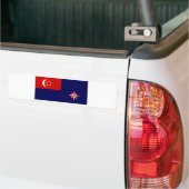Singapur-Regierungs-Fahne Autoaufkleber (Auf Lkw)