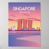 Singapur-Reiseplakat Poster (Vorne)