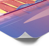 Singapur-Reiseplakat Poster (Ecke)