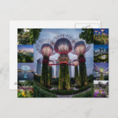 Singapur reist Superbäume. Postkarte (Vorne/Hinten)