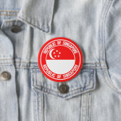 Singapur-Runde Button (Beispiel)