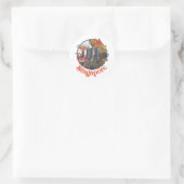 SINGAPUR RUNDER AUFKLEBER (Tasche)