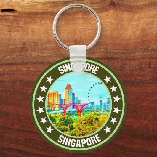 Singapur Schlüsselanhänger (Rückseite)