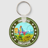 Singapur Schlüsselanhänger (Rückseite)