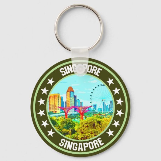 Singapur Schlüsselanhänger (Rückseite)