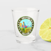 Singapur Schnapsglas (Vorderseite)