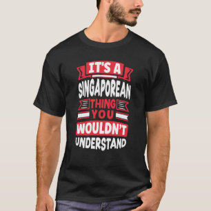 Singapur Singapur Singapur Flagge sein Singapur T-Shirt