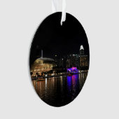 Singapur Skyline #2 Ornament (Vorderseite)
