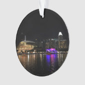 Singapur Skyline #2 Ornament (Vorderseite)