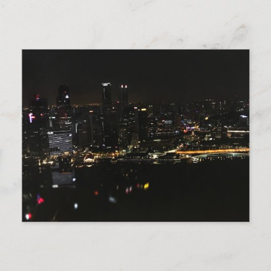 Singapur Skyline #4 Postcard Postkarte (Vorderseite)