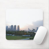 Singapur-Skyline am Sonnenuntergang Mousepad (Mit Mouse)