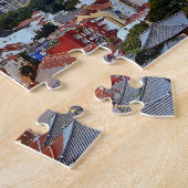 Singapur-Skyline angesehen von Chinatown am Puzzle (Seite)