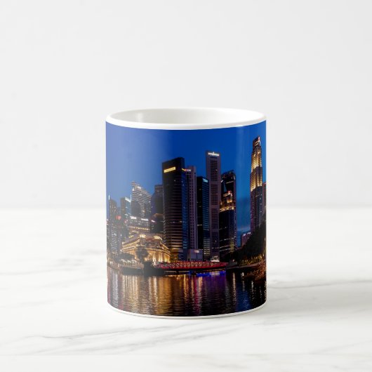 Singapur Skyline Coffee Tasse (Mittel)