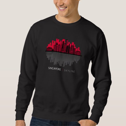 Singapur Skyline I Asien Sweatshirt (Vorderseite)