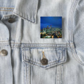 Singapur Skyline nachts, Singapur Button (Beispiel)