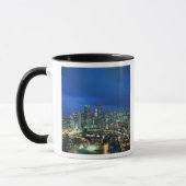 Singapur Skyline nachts, Singapur Tasse (Links)