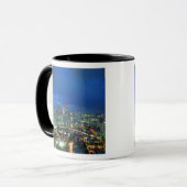 Singapur Skyline nachts, Singapur Tasse (Vorderseite Links)