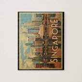 Singapur Skyline Puzzle (Vertikal)
