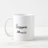 Singapur Skyline Reise Urlaub Outfits Kaffeetasse (Links)