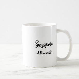 Singapur Skyline Reise Urlaub Outfits Kaffeetasse