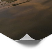 Singapur Skyline Sunset Poster (Ecke)