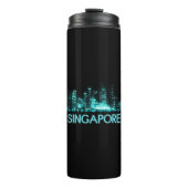 Singapur-Skyline Thermosbecher (Vorderseite)