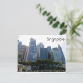 Singapur Stadt Postkarte (Stehend Vorderseite)