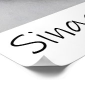 Singapur Steamed Pomfret Archival Print Poster (Ecke)