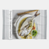 Singapur Steamed Pomfret Kitchen Handtuch (Horizontal)