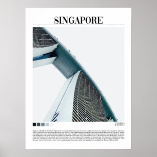 Singapur - Südostasien Poster