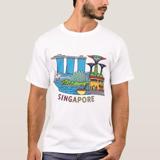 SINGAPUR T-Shirt (Vorderseite)