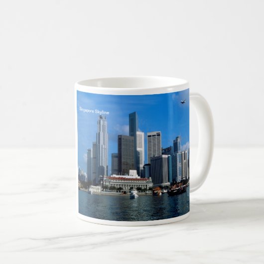 Singapur-Tasse Kaffeetasse (VorderseiteRechts)