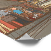 Singapur Tramways Company | Singapura Images Poster (Ecke)