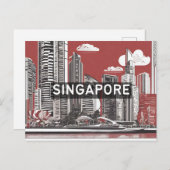 Singapur Travel Holiday Souvenir Postkarte (Vorne/Hinten)