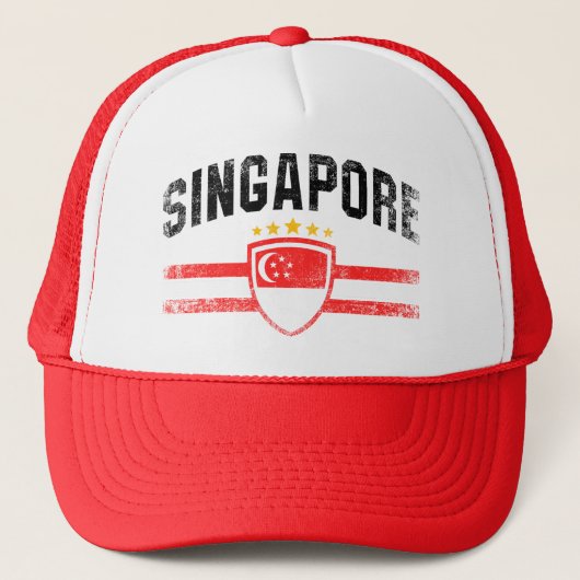 Singapur Truckerkappe (Vorderseite)