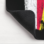 Singapur Ukraine Halbflagge Singapurer Ukrainer Mousepad (Ecke)