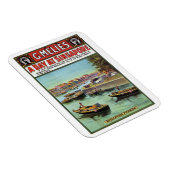 Singapur Vintage Reise Magnet (Rechte Seite)