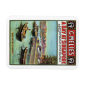 Singapur Vintage Reise Magnet (Horizontal)
