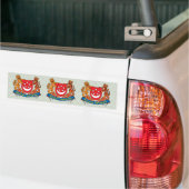 Singapur-Wappen Detail Autoaufkleber (Auf Lkw)