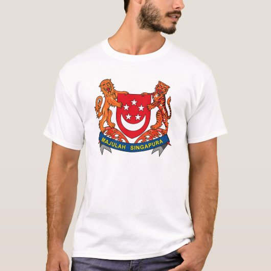 Singapur-Wappen T - Shirt (Vorderseite)