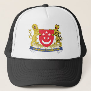Singapur-Wappen Truckerkappe