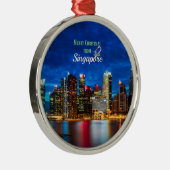 Singapur Weihnachten Ornament Aus Metall (Rechts)