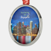 Singapur Weihnachten Ornament Aus Metall (Links)