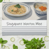 Singapur Wonton Mee Kitchen Handtuch (Gefaltet)