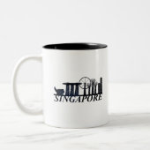Singapur Zweifarbige Tasse (Links)